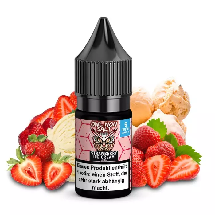 owl-non-salt-liquid-strawberry-ice-cream-10-ml-6-mg.jpg OWL Non-Salt - Strawberry Ice Cream - 10ml Liquid