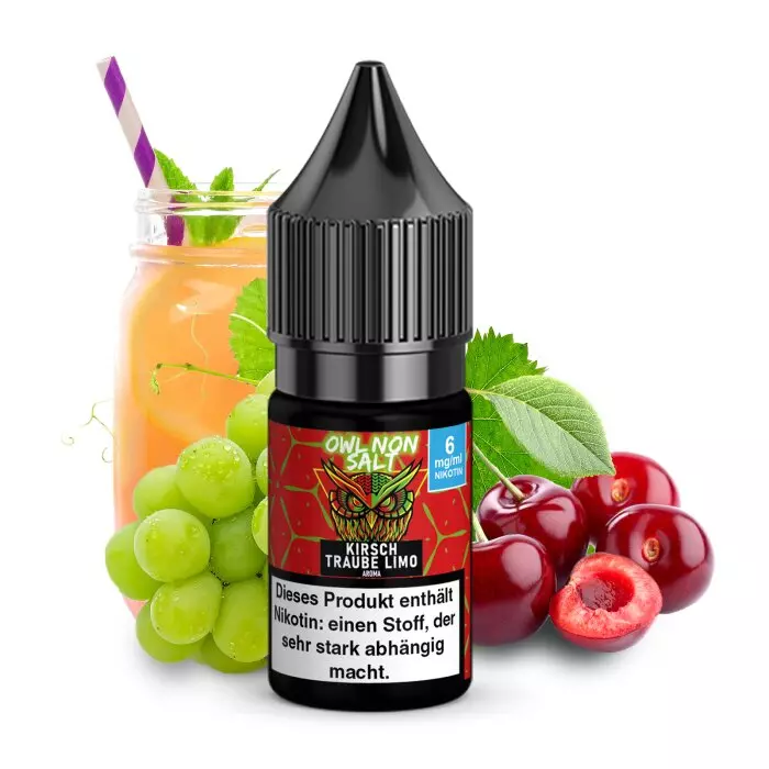 OWL Non-Salt - Kirsch Traube Limo - 10ml Liquid