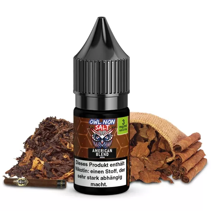 OWL Non-Salt - American Blend - 10ml Liquid