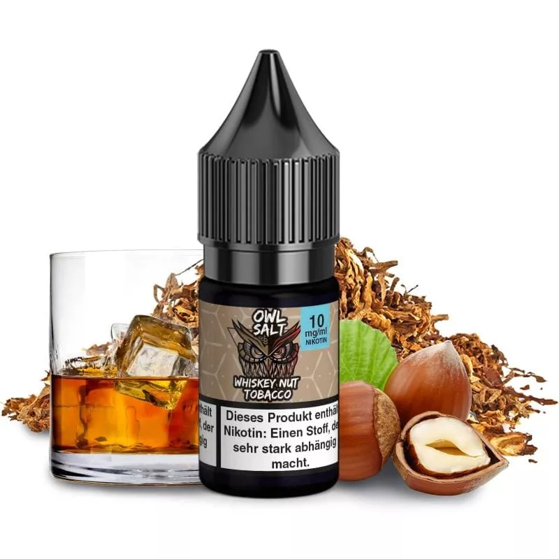 Whiskey Nut Tobacco - 10ml Nikotinsalz-Liquid