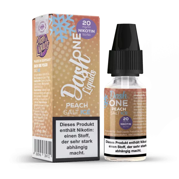 Dash One - Peach Ice - 10ml Nikotinsalz-Liquid