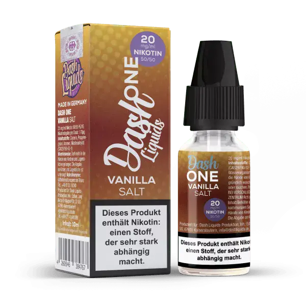 Dash One - Vanilla - 10ml Nikotinsalz-Liquid