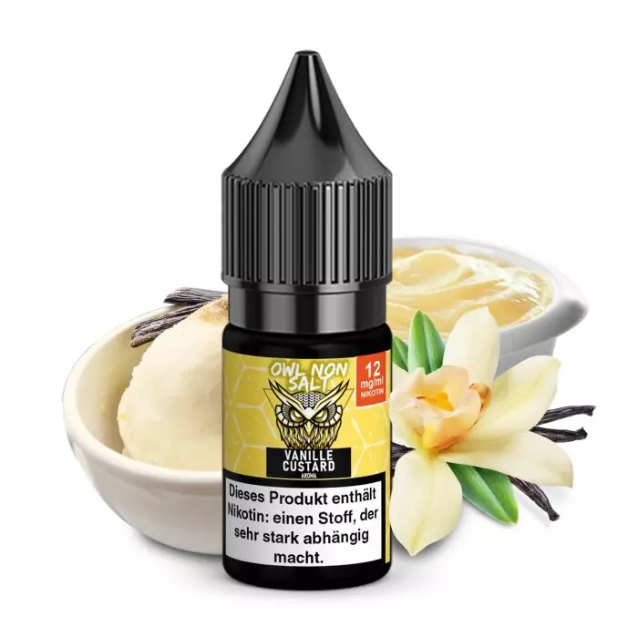 OWL Non-Salt - Vanilla Custard - 10ml Liquid