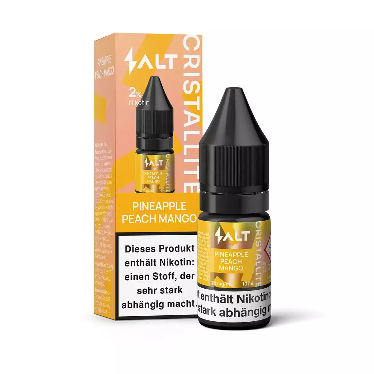 Cristallite - Pineapple Peach Mango - 10ml Nikotinsalz-Liquid
