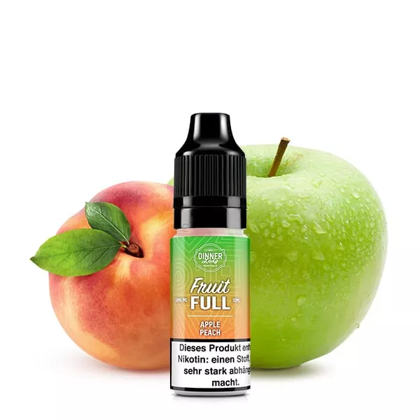 Fruit Full - Apple Peach - 10ml Nikotinsalz-Liquid Fruit Full - Apple Peach - 10ml Nikotinsalz-Liquid