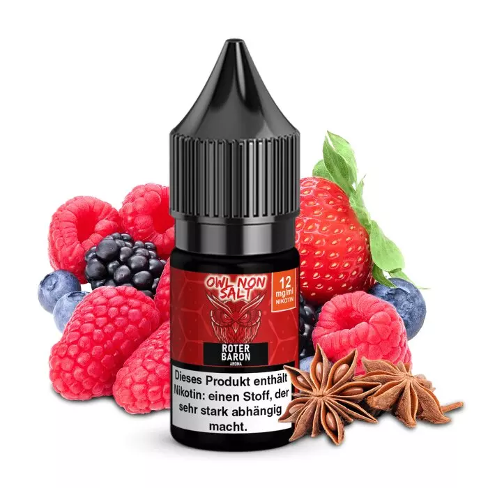 OWL Non-Salt - Roter Baron - 10ml Liquid