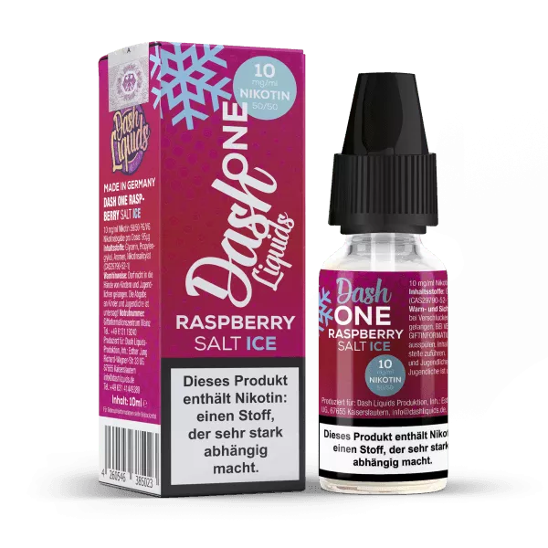 Dash One - Raspberry Ice - 10ml Nikotinsalz-Liquid