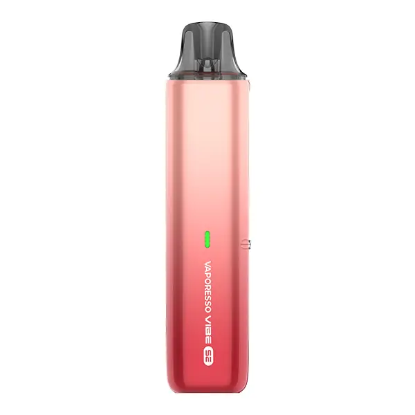 Vaporesso Vibe SE Pod Kit in Rot (Strawberry Red) – E-Zigarette von vorne