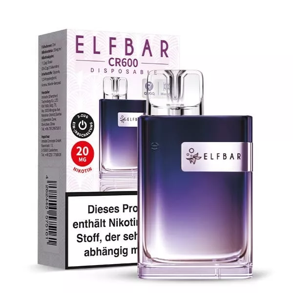 Elfbar CR600 Einweg E-Zigarette - 20mg/ml