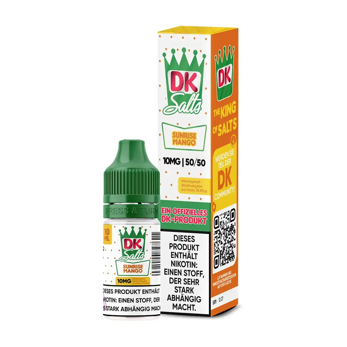DK Salze - Sunrise Mango - 10ml Nikotinsalz-Liquid