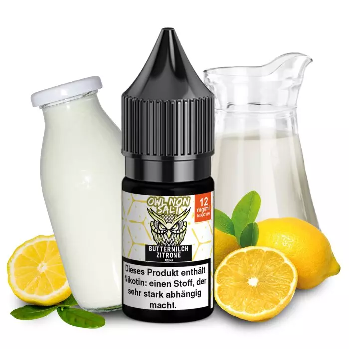 OWL Non-Salt - Buttermilch Zitrone - 10ml Liquid