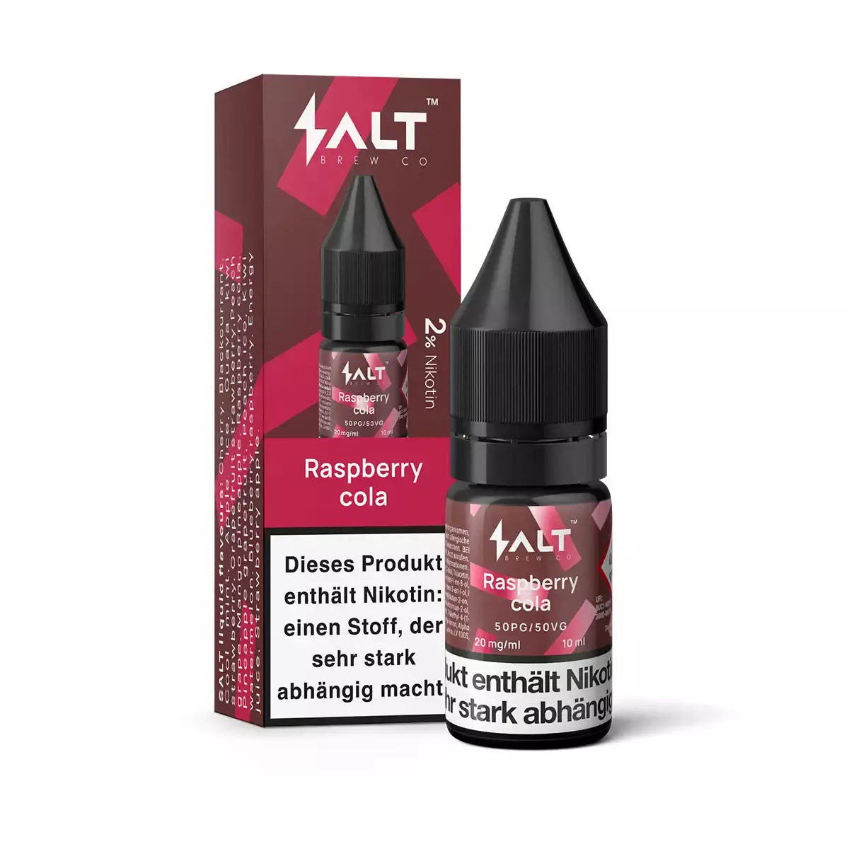 Raspberry Cola - 10ml Nikotinsalz-Liquid