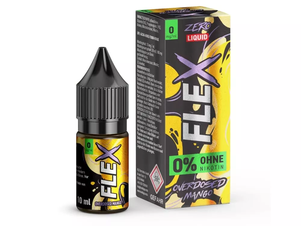 Flex - Overdosed Mango 10ml Nikotinsalz-Liquid