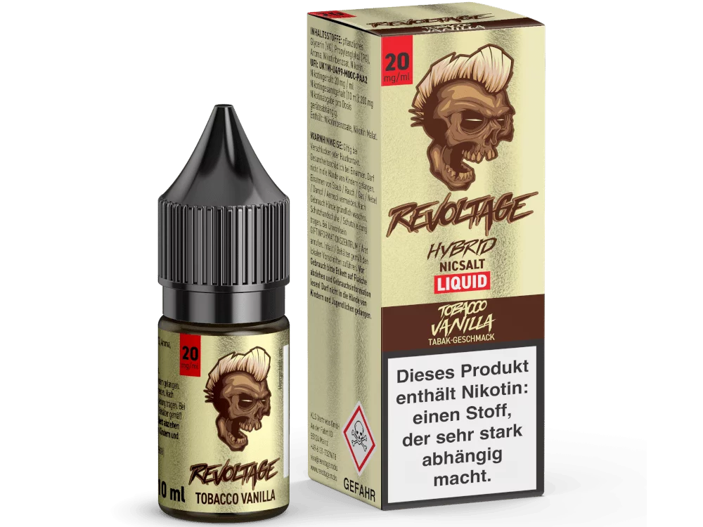 Tobacco Vanilla - 10ml Hybrid-Nikotinsalz-Liquid