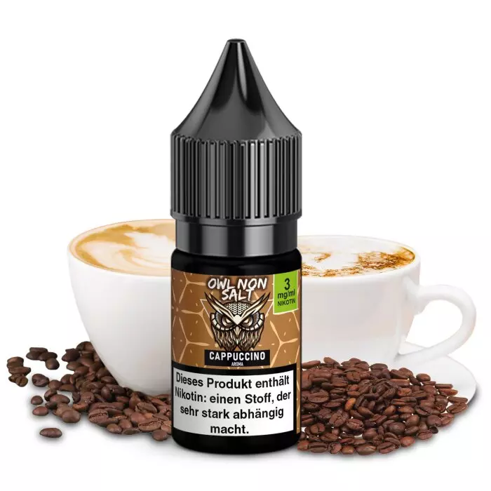 OWL Non-Salt - Cappuccino - 10ml Liquid OWL Non-Salt - Cappuccino - 10ml Liquid