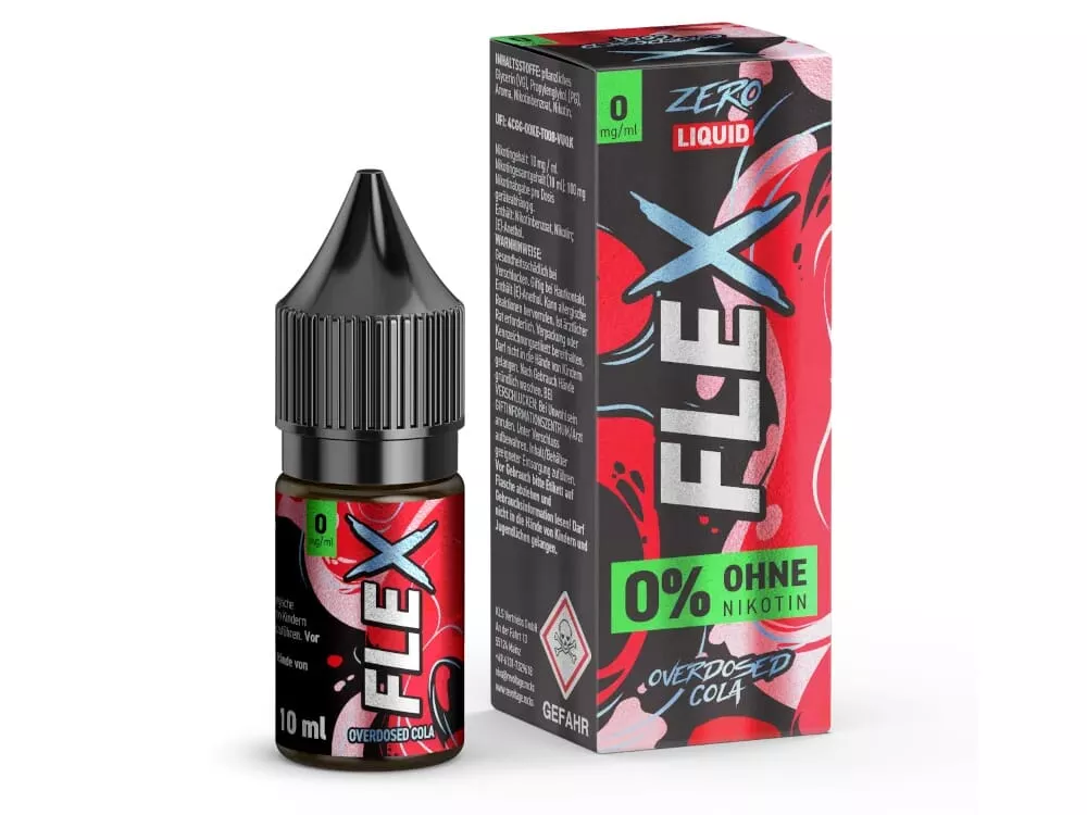Flex - Overdosed Cola 10ml Nikotinsalz-Liquid Flex - Overdosed Cola 10ml Nikotinsalz-Liquid