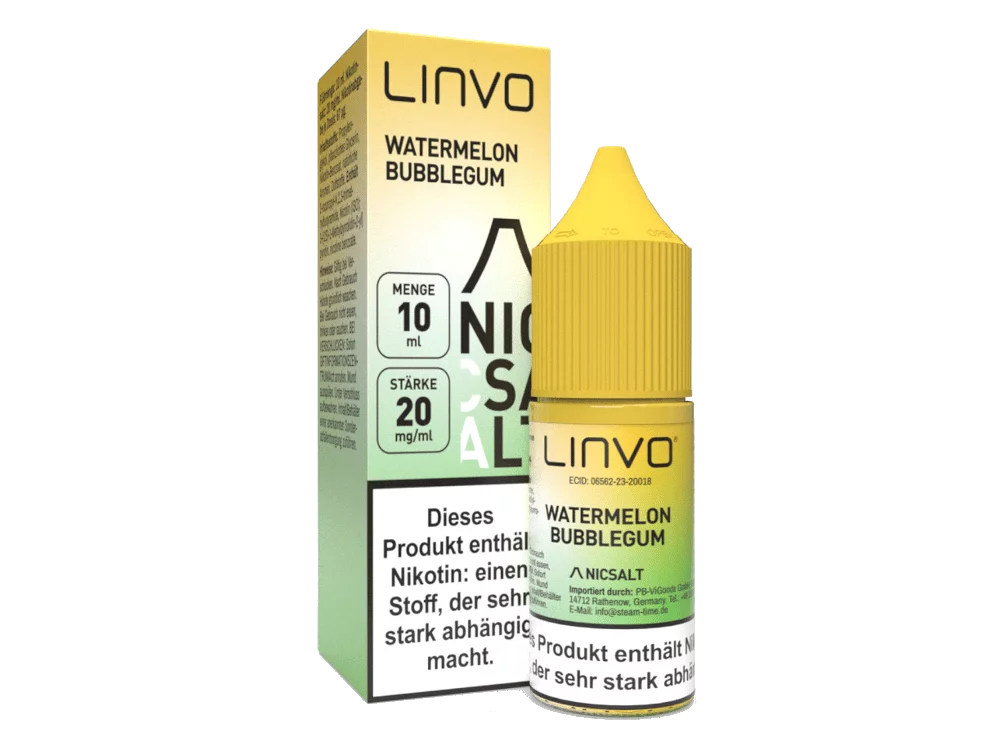 Linvo - Watermelon Bubblegum - 10ml Nikotinsalz-Liquid