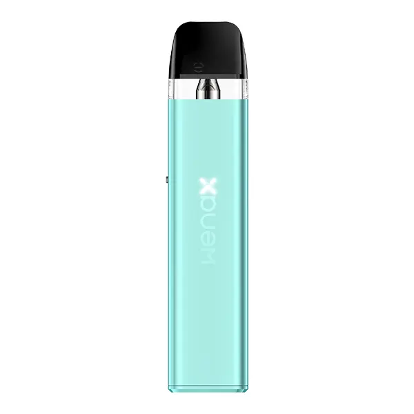GeekVape Wenax Q Mini Kit in Mint-Türkis – schlankes Pod-System mit aufgestecktem Pod, Frontansicht