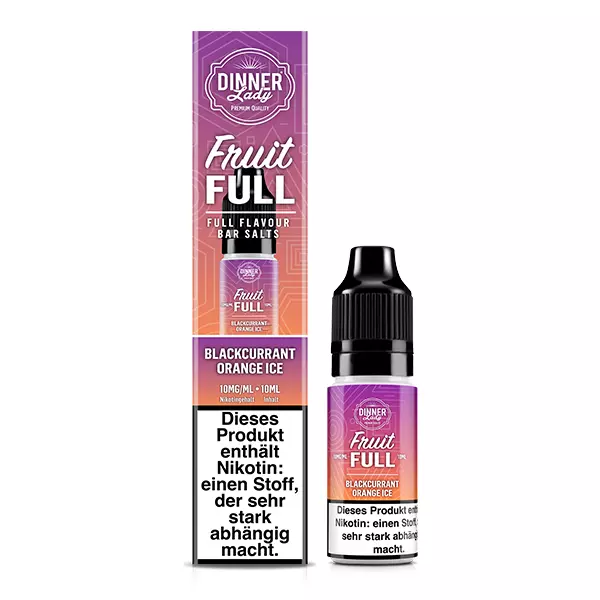Fruit Full - Blackcurrant Orange Ice - 10ml Nikotinsalz-Liquid
