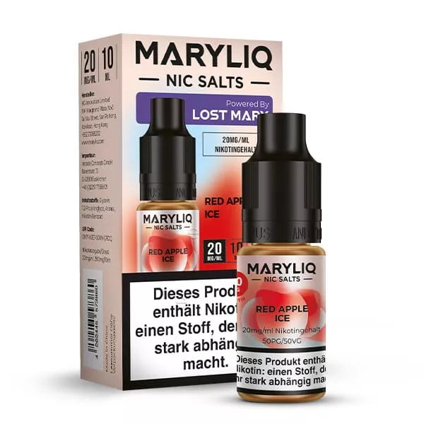 Maryliq Red Apple Ice - 10ml Nikotinsalz-Liquid