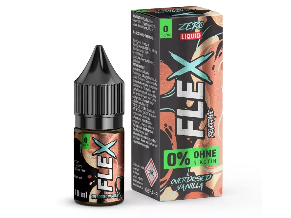 Flex - Overdosed Vanilla 10ml Nikotinsalz-Liquid