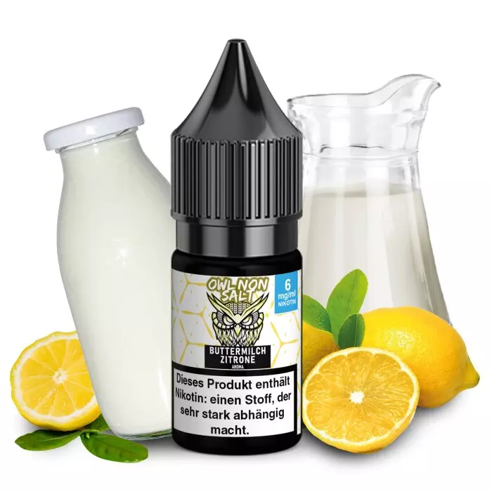 OWL Non-Salt - Buttermilch Zitrone - 10ml Liquid