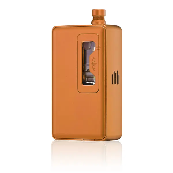 DotMod dotAIO V3 Kit in Orange, kompaktes All-in-One-Gerät, Seitenansicht