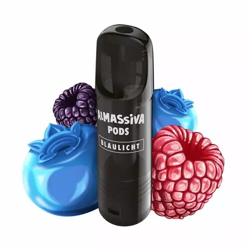 2x Al Massiva Prefilled Pods - Blaulicht - 17mg/ml