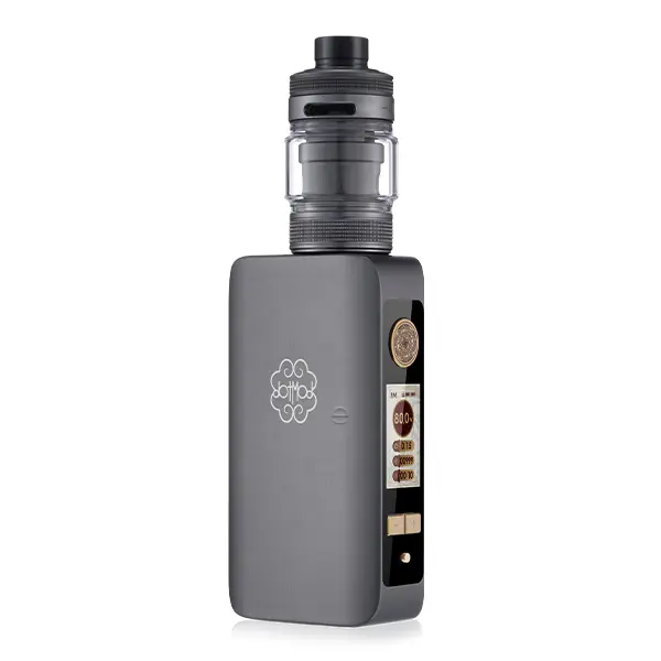 DotMod dotBox 220W V2 Kit in Gunmetal-Grau – kompaktes Box-Mod-Set mit Verdampfer