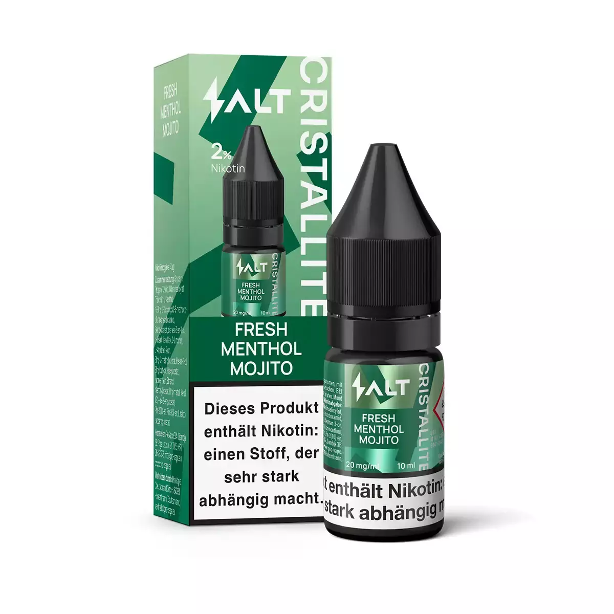Cristallite - Fresh Menthol Mojito - 10ml Nikotinsalz-Liquid