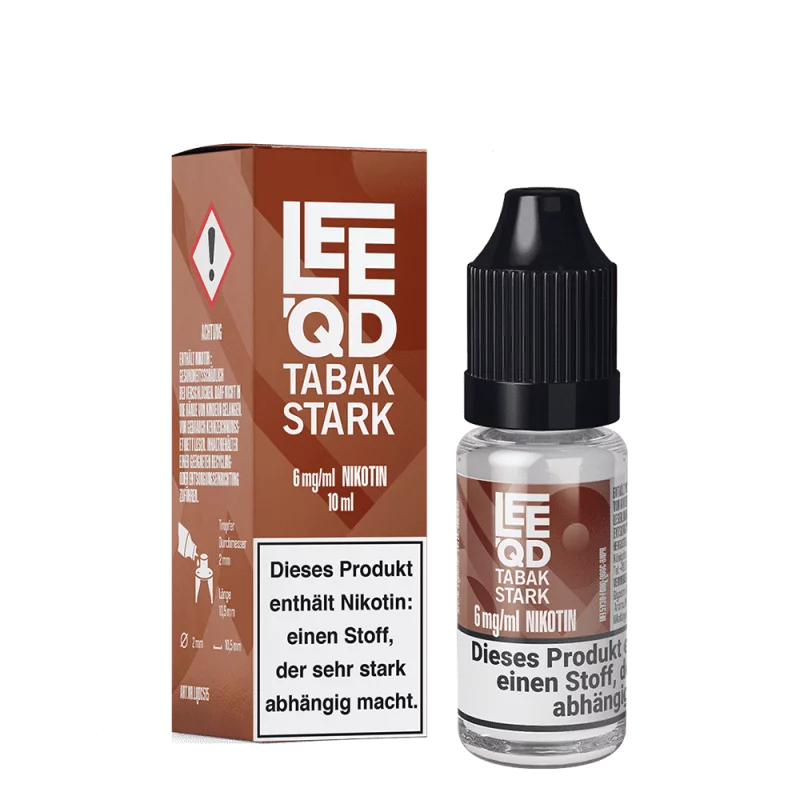 LEEQD - Tobacco Tabak stark - 10ml Liquid