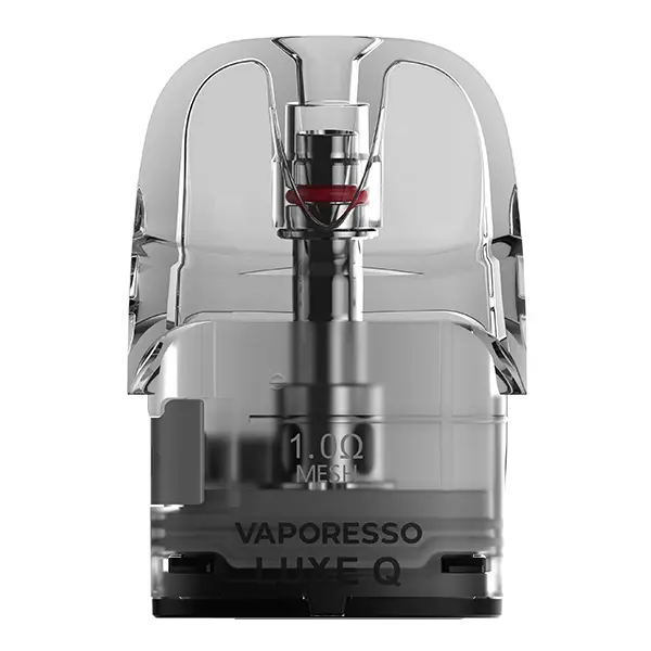 source439169.jpg Vaporesso Luxe Q Meshed Ersatz-Pod 3ml, transparenter Pod mit silbernem Boden, Einzelansicht
