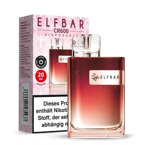 Elfbar CR600 Einweg E-Zigarette - 20mg/ml