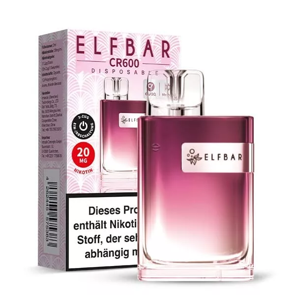 Elfbar CR600 Einweg E-Zigarette - 20mg/ml