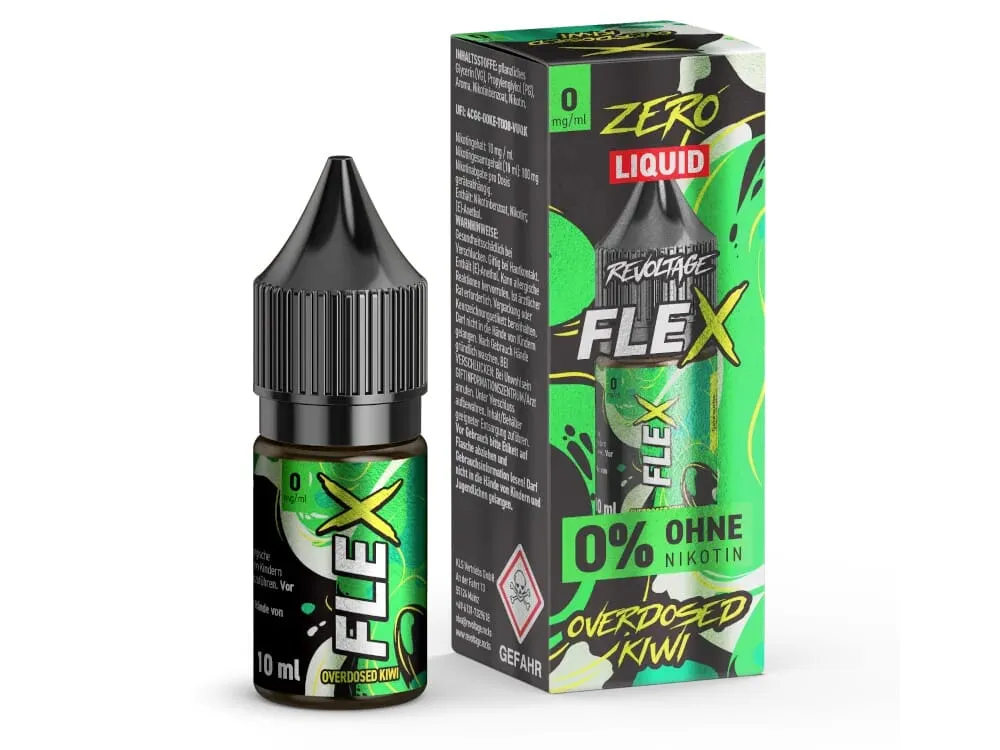 Flex - Overdosed Kiwi 10ml Nikotinsalz-Liquid