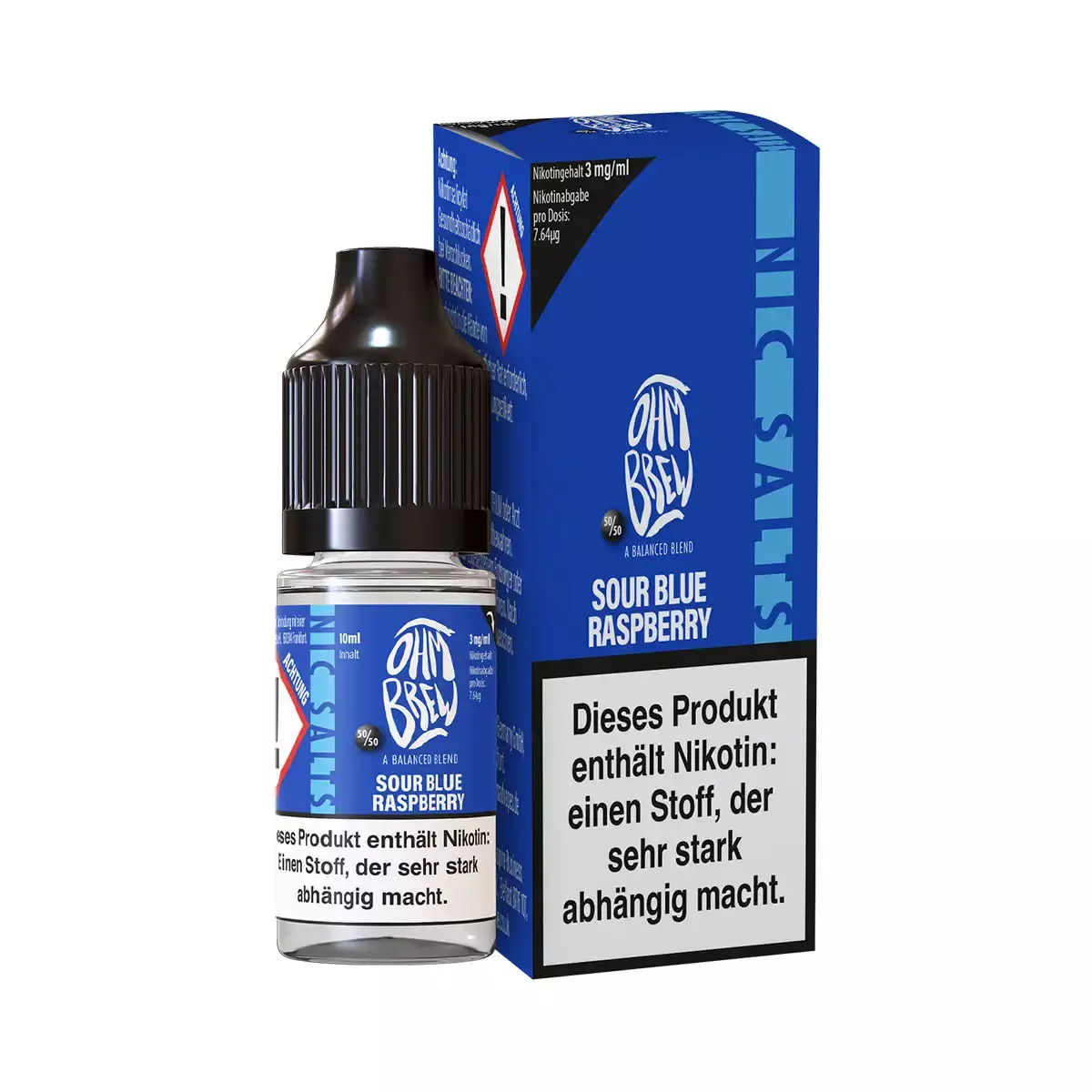 Sour Blue Raspberry - 10ml Nikotinsalz-Liquid