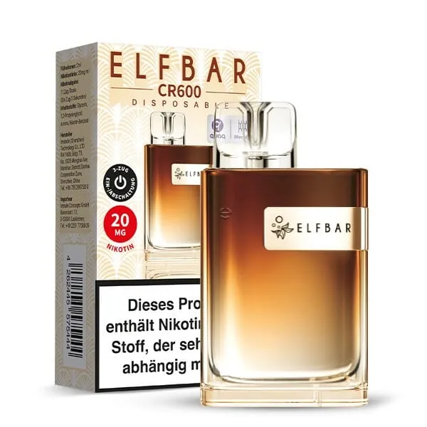 Elfbar CR600 Einweg E-Zigarette - 20mg/ml