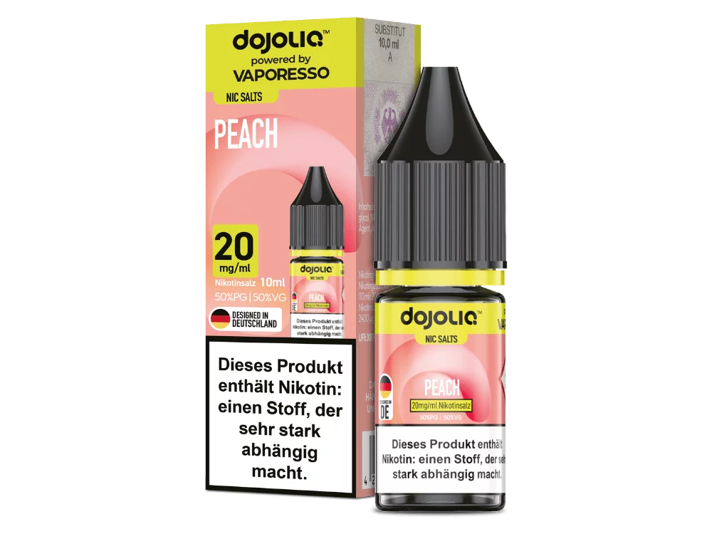 Dojoliq - Peach - 10ml Nikotinsalz-Liquid