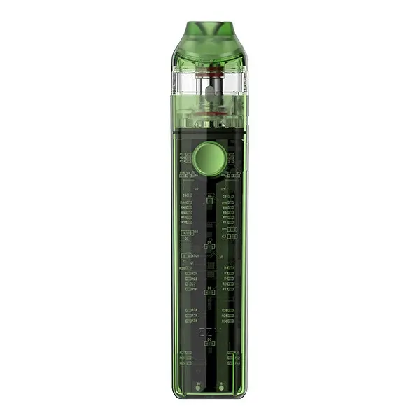 Nevoks Feelin C1 Pod Kit in transparentem Grün mit sichtbarem Akku und aufgestecktem Pod