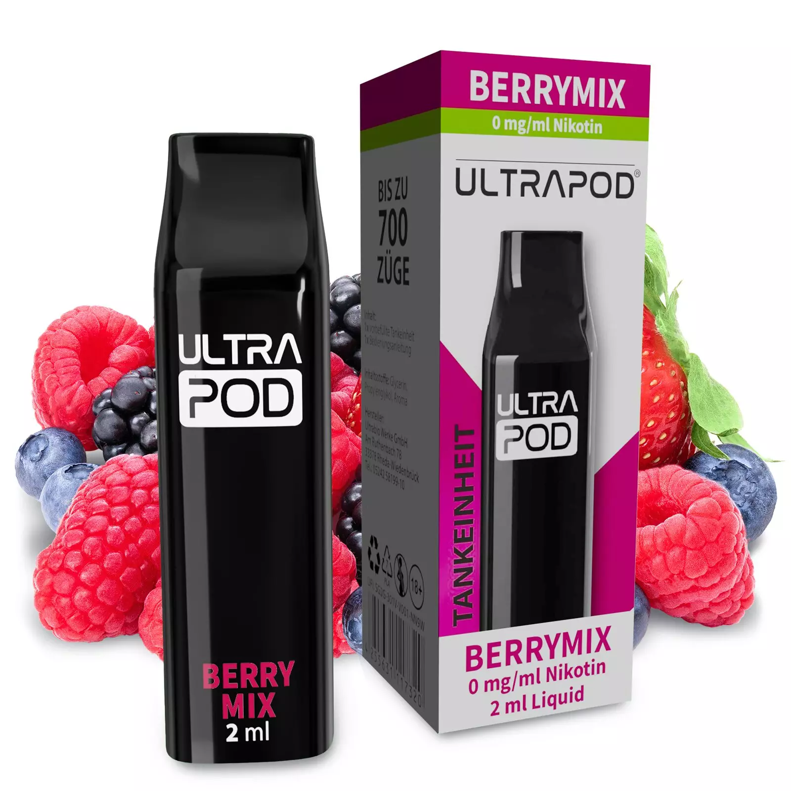 Ultrapod Prefilled Pod - Berrymix