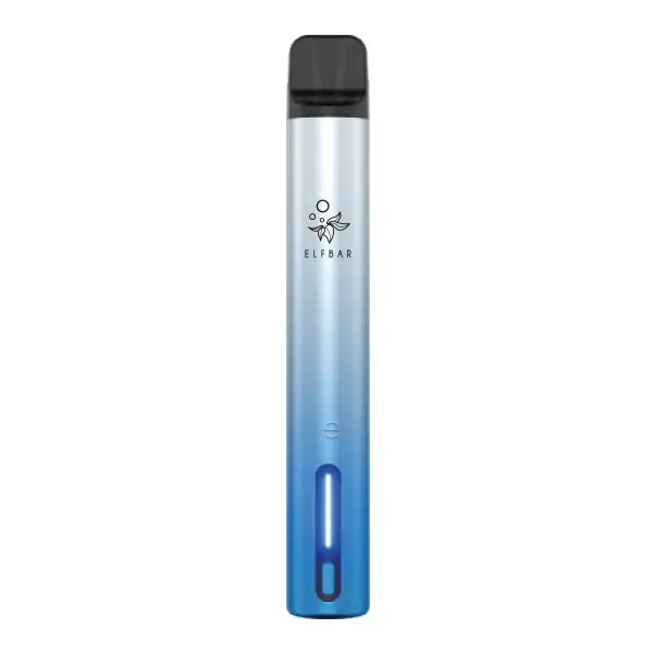 Elfbar Elfa Turbo Pod Kit in Blau-Weiß-Verlauf (Aurora Cyan), schlanker Stift-Akkuträger