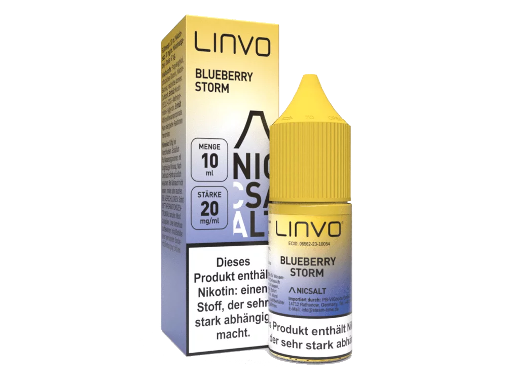Linvo - Blueberry Storm - 10ml Nikotinsalz-Liquid