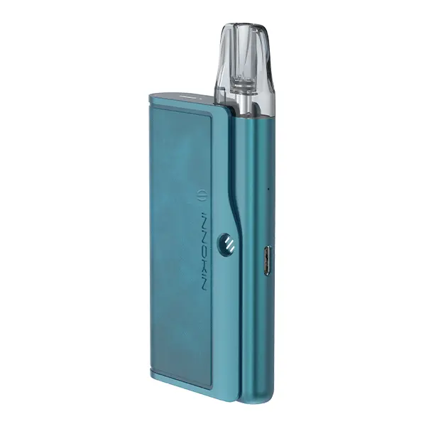Innokin EZ Leva Combo Kit in Teal-Blau, kompaktes Pod-System mit transparentem Pod