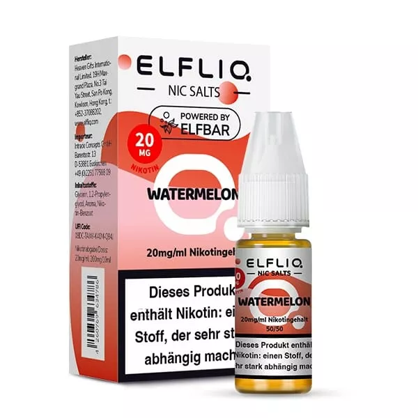 Elfliq Watermelon - 10ml Nikotinsalz-Liquid
