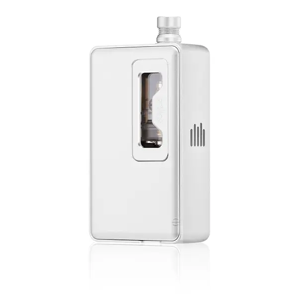 DotMod dotAIO V3 Kit in Silber-Weiß, kompaktes All-in-One-Gerät, Seitenansicht