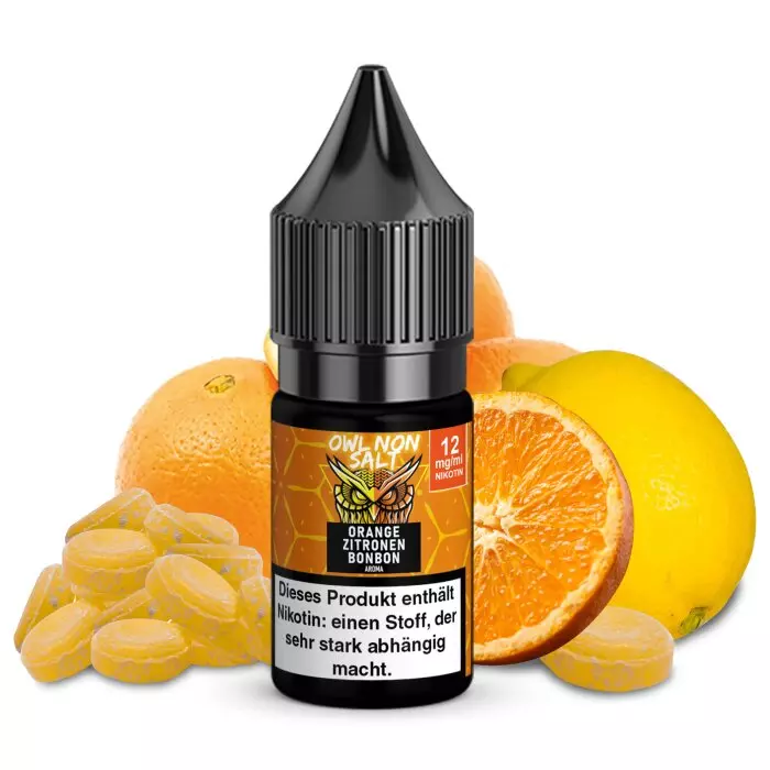 OWL Non-Salt - Orange Zitronenbonbon - 10ml Liquid