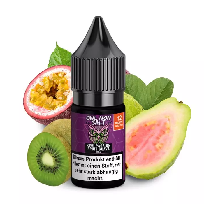 OWL Non-Salt - Kiwi Passionfruit Guava - 10ml Liquid