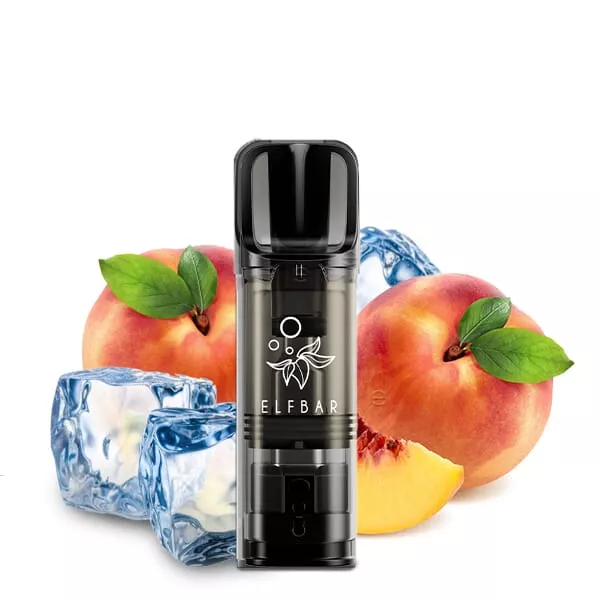 2x Elfbar Elfa Prefilled Pod - Peach Ice 0mg/ml 2x Elfbar Elfa Prefilled Pod - Peach Ice 0mg/ml