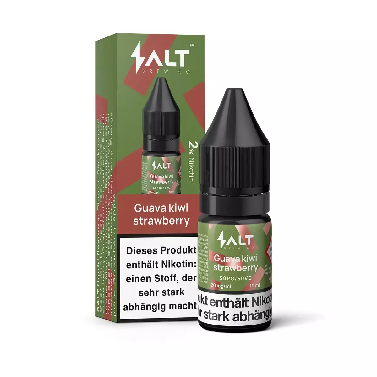 Guava Kiwi Strawberry - 10ml Nikotinsalz-Liquid