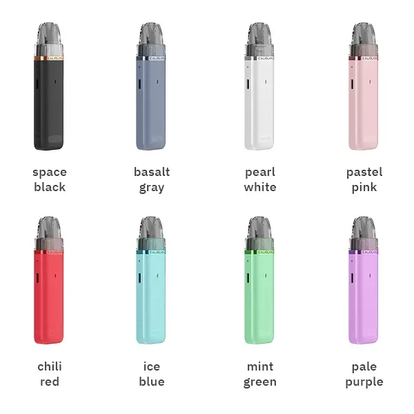 Uwell Caliburn G3 Lite Pod Kit in 8 Farben: Space Black, Basalt Gray, Pearl White, Pastel Pink, Chili Red, Ice Blue, Mint Green, Pale Purple